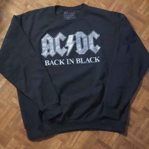 2022 Ac/Dc Back in Black long sleeve sweat shirt x extra large tres grand CA# 61